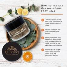 Load image into Gallery viewer, Orange & Lime Foot and Bath Soak
