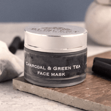 Load image into Gallery viewer, Charcoal & Green Tea Face Mask